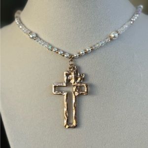 Long Cross Necklace